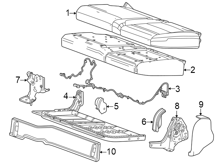 3Drivers side. Seat cushion components.https://images.simplepart.com/images/parts/motor/fullsize/GE24445.png