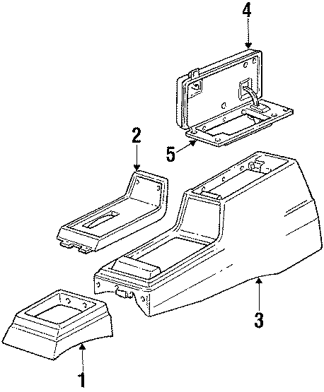 Diagram CONSOLE. CENTER. for your 2016 Chevrolet Spark   