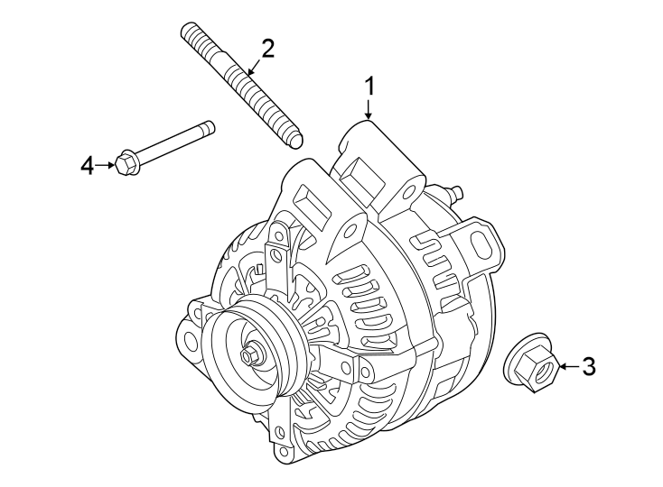 Diagram ALTERNATOR. for your 2004 GMC Sierra 2500 HD 6.6L Duramax V8 DIESEL A/T 4WD SLE Crew Cab Pickup 