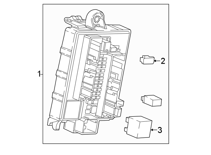 Diagram FUSE & RELAY. for your 2018 Buick Regal Sportback GS Hatchback  