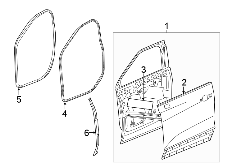 1FRONT DOOR. DOOR & COMPONENTS.https://images.simplepart.com/images/parts/motor/fullsize/GF19520.png