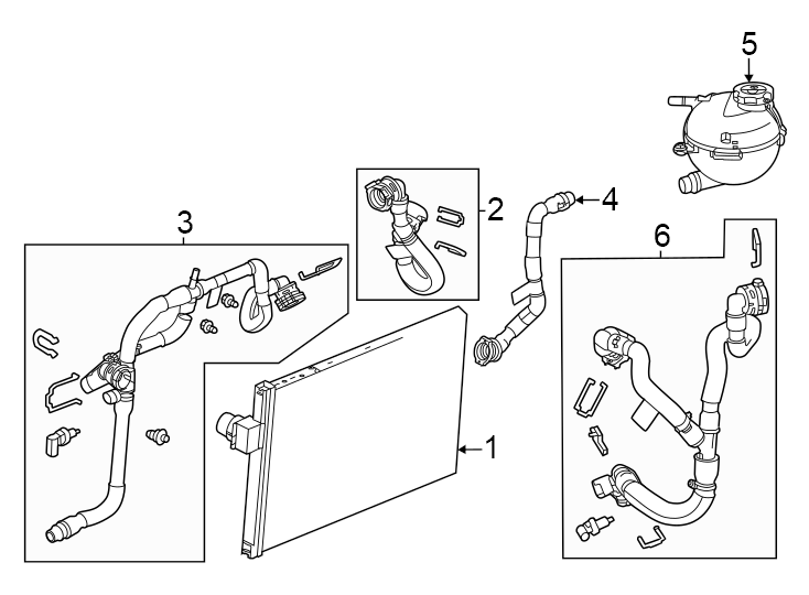 Radiator & components.