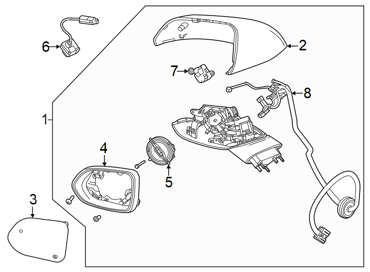 6W/HEAT. W/O heat. W/O signal lamp. W/O surround view. W/SURROUND view.https://images.simplepart.com/images/parts/motor/fullsize/GF24590.png