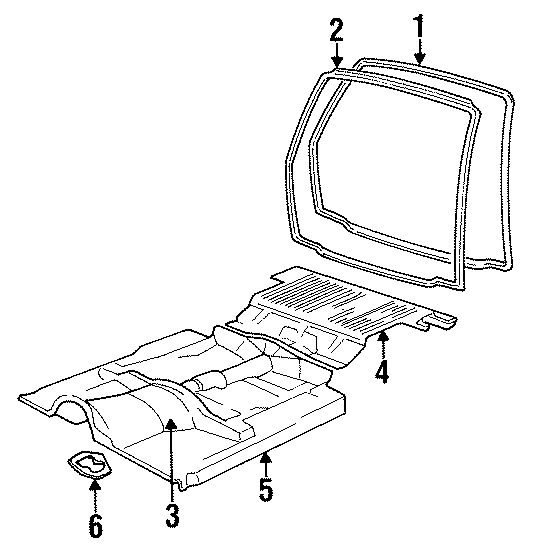 REAR BODY & FLOOR. FLOOR PAN.