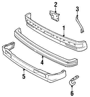 5FRONT BUMPER. BUMPER & COMPONENTS.https://images.simplepart.com/images/parts/motor/fullsize/GF91010.png