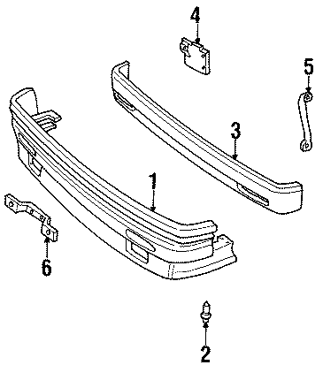 2FRONT BUMPER. BUMPER & COMPONENTS.https://images.simplepart.com/images/parts/motor/fullsize/GF91011.png