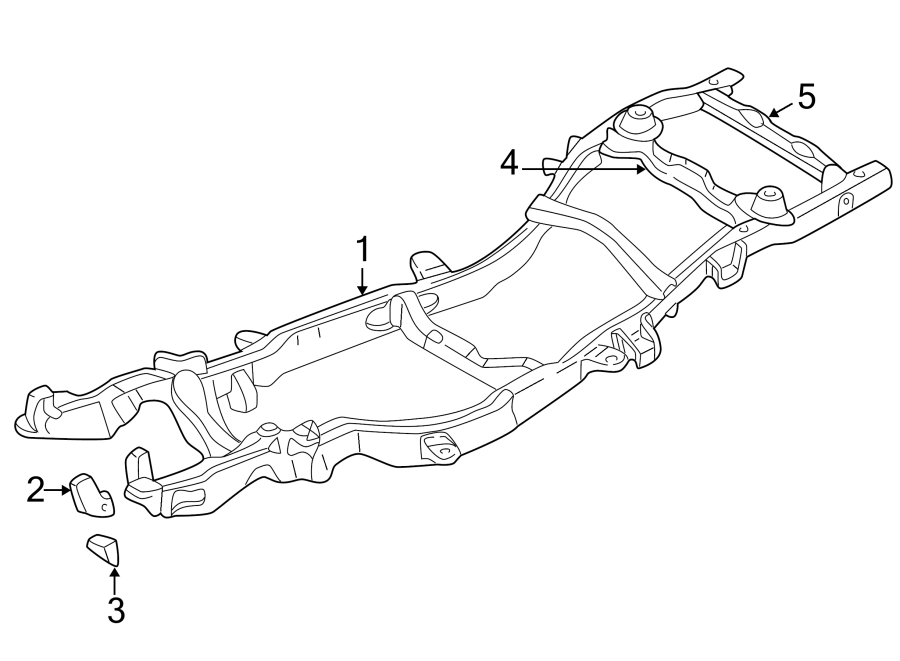 Diagram FRAME & COMPONENTS. for your 2015 GMC Sierra 2500 HD 6.0L Vortec V8 FLEX A/T RWD SLE Standard Cab Pickup Fleetside 