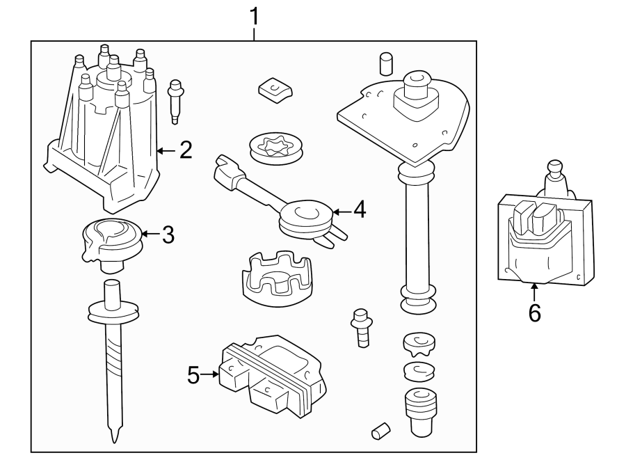 Chevrolet G10 Ignition. Coil. Pickup - 10495089 | Buy Factory GM Parts .