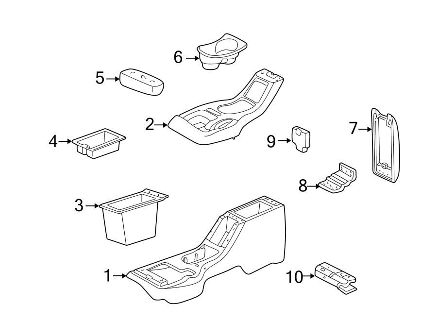 CENTER CONSOLE. Diagram