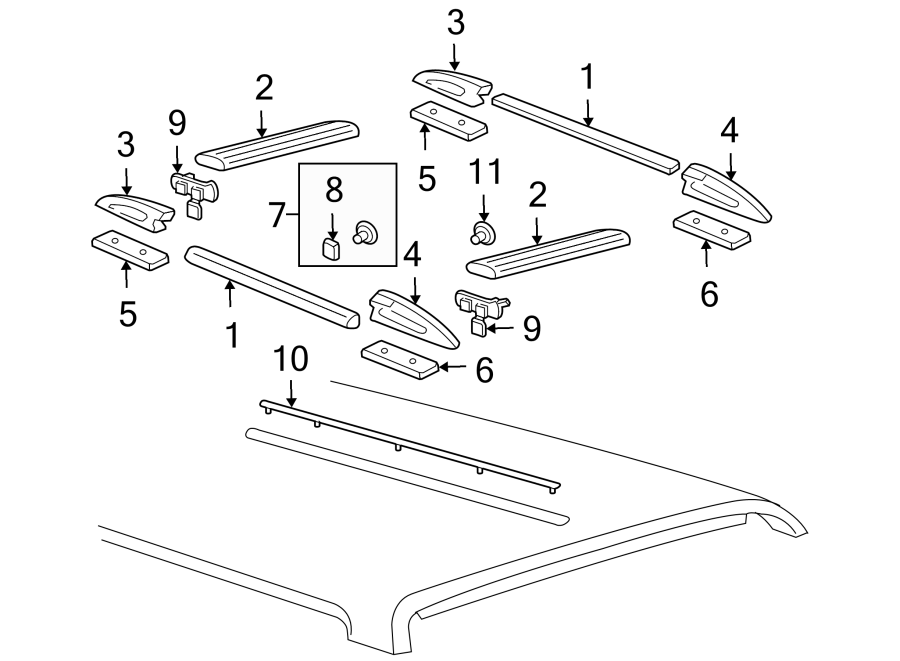 2ROOF. LUGGAGE CARRIER.https://images.simplepart.com/images/parts/motor/fullsize/GF95750.png