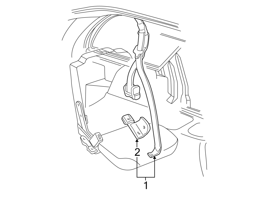 RESTRAINT SYSTEMS. REAR SEAT BELTS.