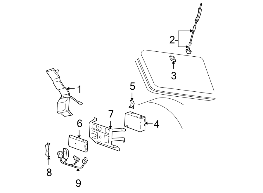 NAVIGATION SYSTEM COMPONENTS.