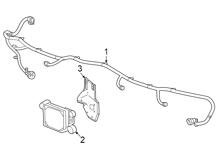 2Front bumper. Electrical components.https://images.simplepart.com/images/parts/motor/fullsize/GG19014.png