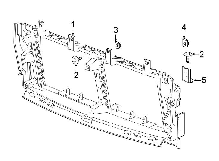 Diagram FRONT PANELS. for your 2005 Chevrolet Classic   