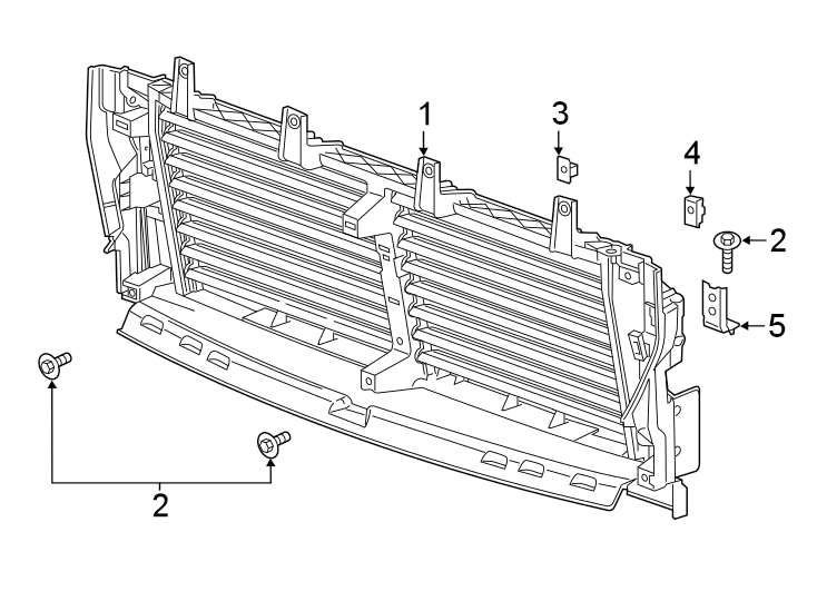 Diagram FRONT PANELS. for your 2005 Chevrolet Classic   