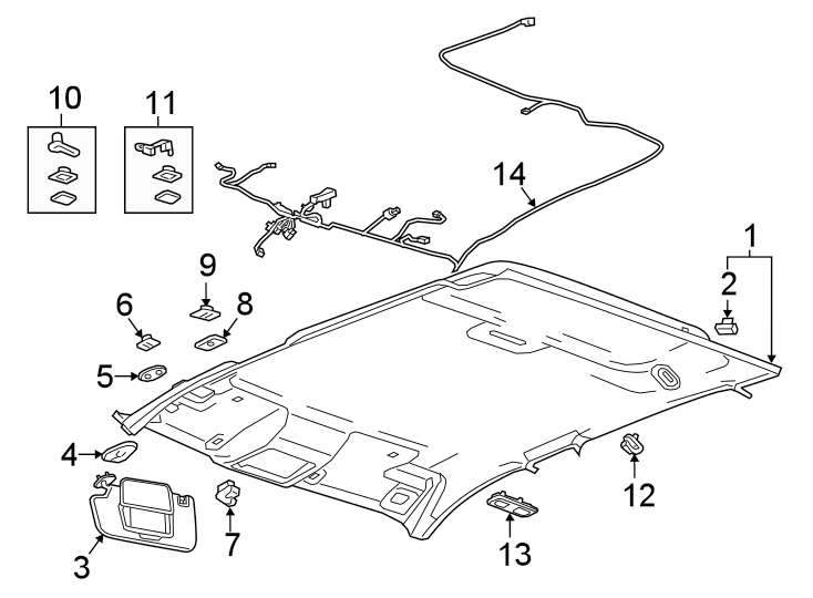 Diagram INTERIOR TRIM. for your 1990 Buick Century   