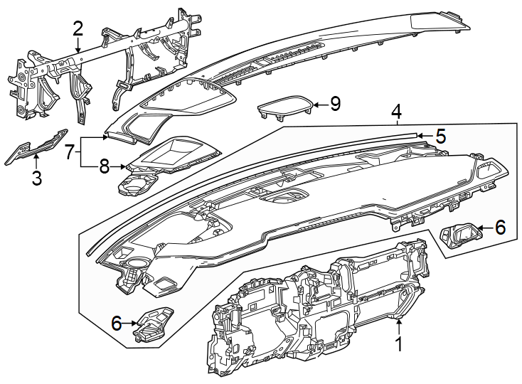 1Instrument panel.https://images.simplepart.com/images/parts/motor/fullsize/GG19850.png