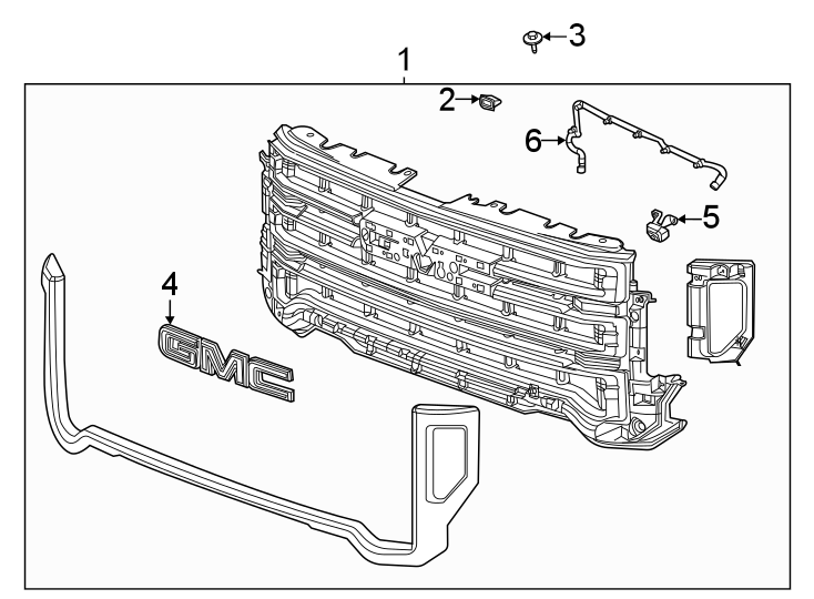 1Grille & components.https://images.simplepart.com/images/parts/motor/fullsize/GG20009.png