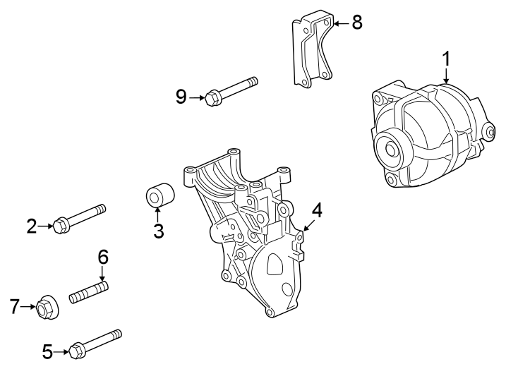 Diagram Alternator. for your 2014 GMC Sierra 2500 HD 6.0L Vortec V8 CNG A/T RWD WT Crew Cab Pickup 