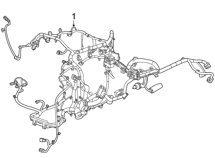 Diagram Wiring harness. for your 2003 Chevrolet Silverado   