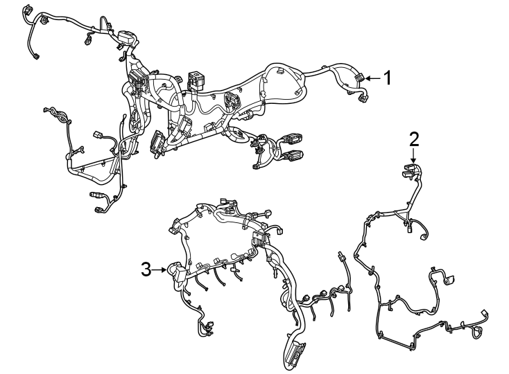 Diagram Wiring harness. for your 2007 Chevrolet Silverado   