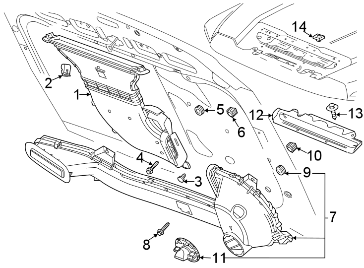 Diagram Air intake. for your 2021 GMC Sierra 2500 HD 6.6L Duramax V8 DIESEL A/T 4WD Base Extended Cab Pickup Fleetside 