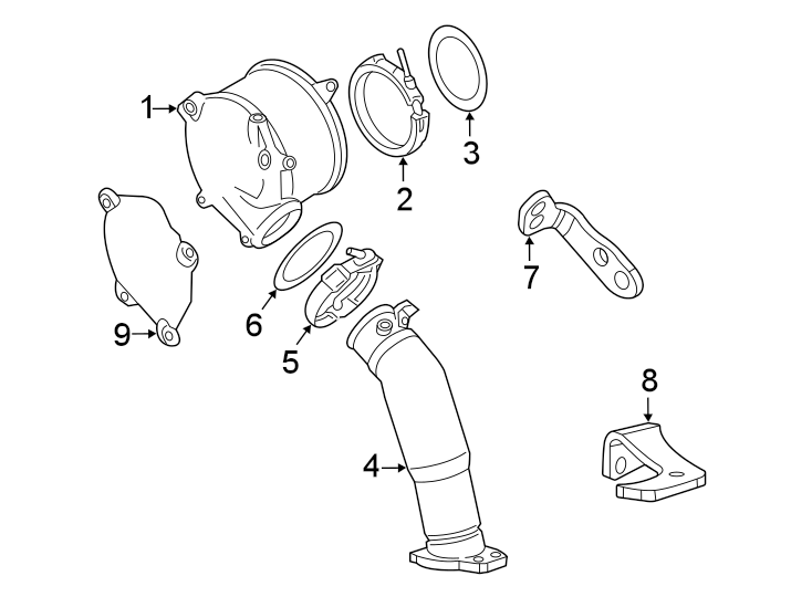 Diagram Turbocharger & components. for your 1992 Chevrolet K3500  Scottsdale Extended Cab Pickup Fleetside 6.5L V8 DIESEL A/T 