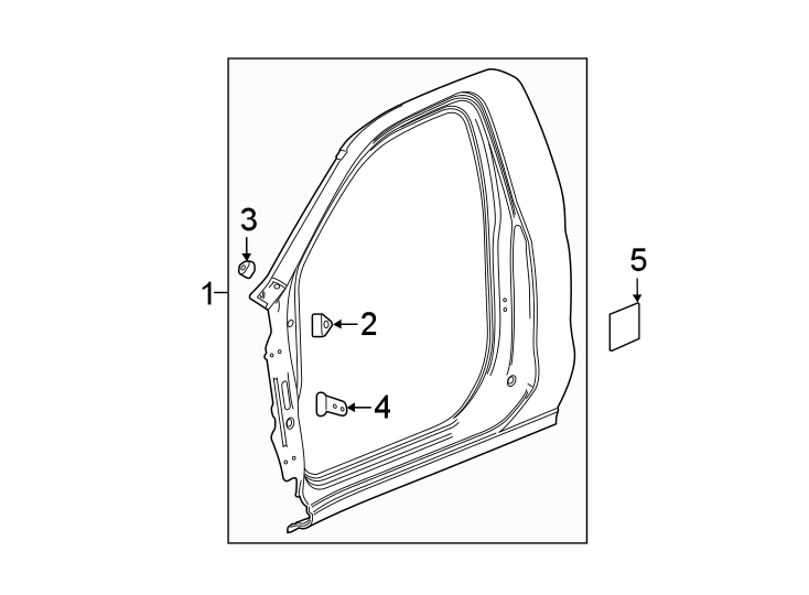 Diagram Uniside. for your 2021 GMC Sierra 2500 HD  SLE Extended Cab Pickup Fleetside 