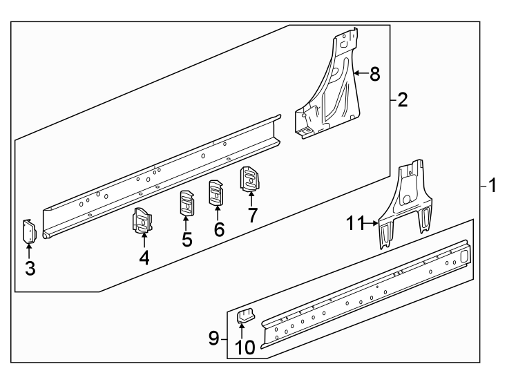 1Rocker panel.https://images.simplepart.com/images/parts/motor/fullsize/GG20298.png