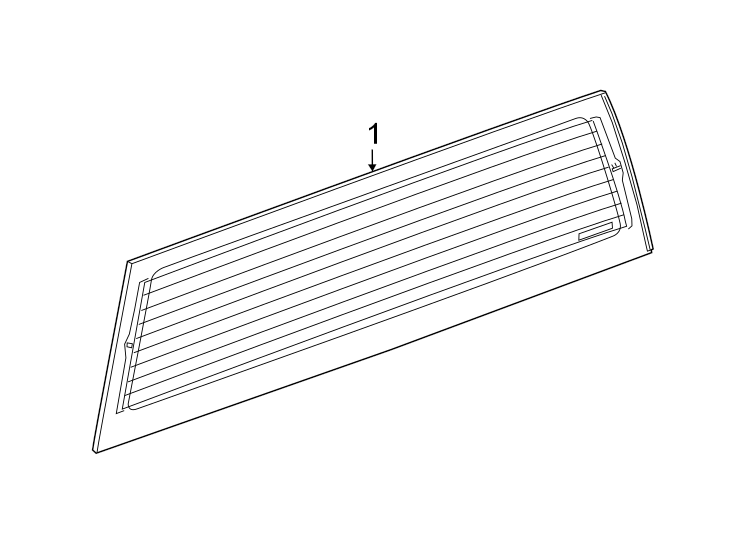 Back glass. Diagram