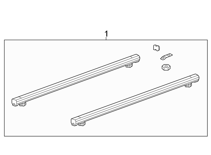 Pick up box. Exterior trim. Diagram