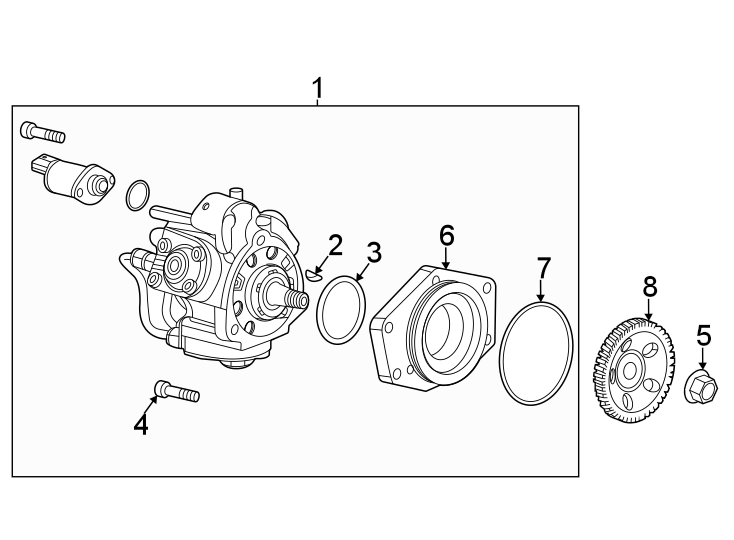 Fuel system components.