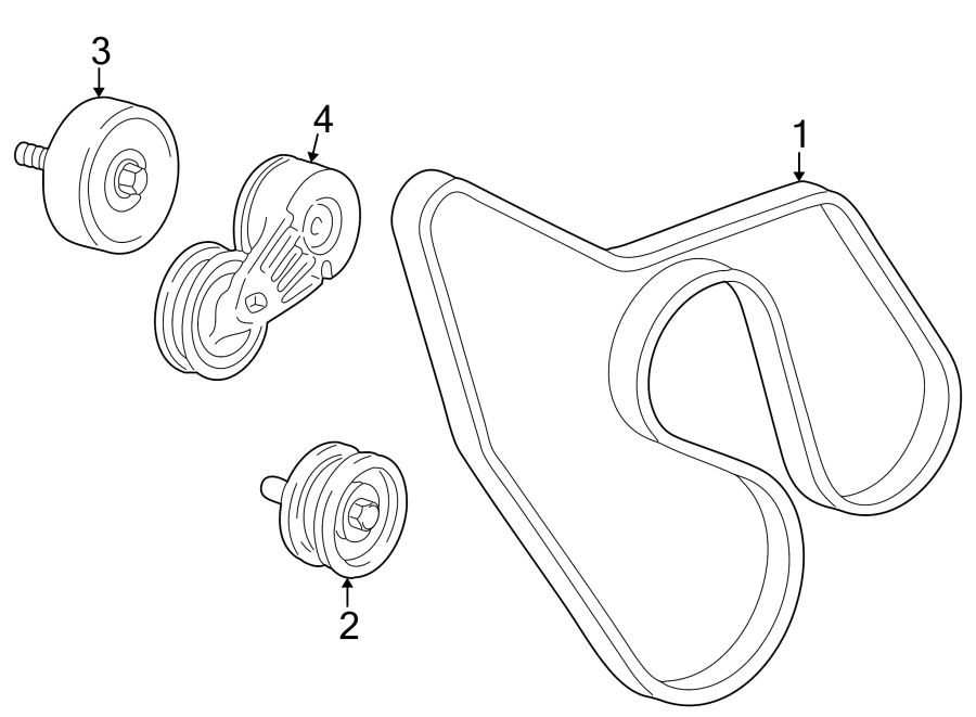 BELTS & PULLEYS. Diagram