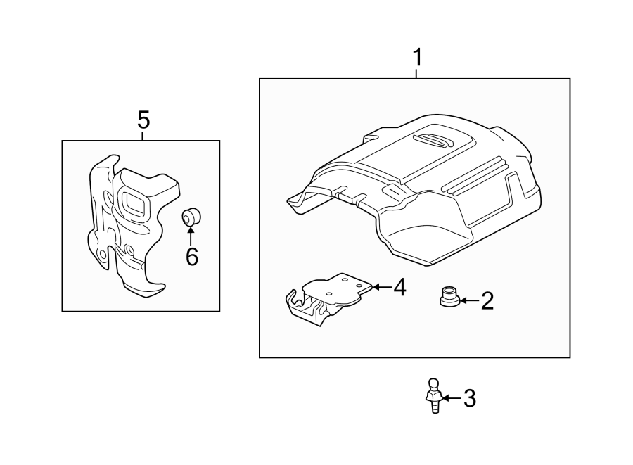 Diagram Engine appearance cover. for your 1997 Chevrolet Camaro   