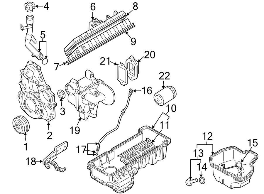 Diagram Engine parts. for your 2005 Chevrolet Silverado 1500 LT Crew Cab Pickup  