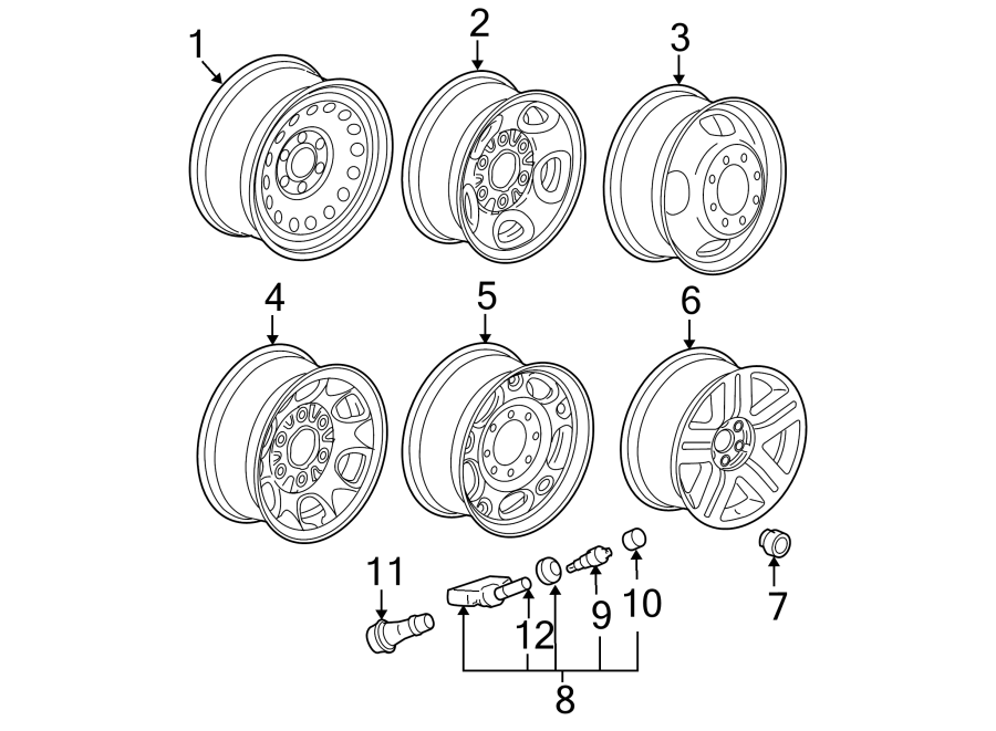 Diagram 3/4 & 1 TON. for your 2003 Chevrolet Trailblazer   