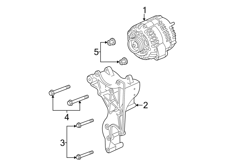 Diagram ALTERNATOR. for your 2012 GMC Sierra 2500 HD  SLE Standard Cab Pickup 