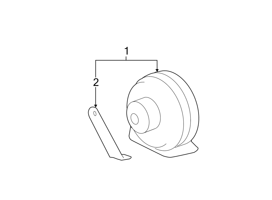 Diagram HORN. for your 1985 Buick Century   