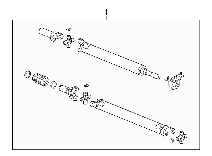 Diagram Rear suspension. Drive shaft. for your 1986 Buick Century   