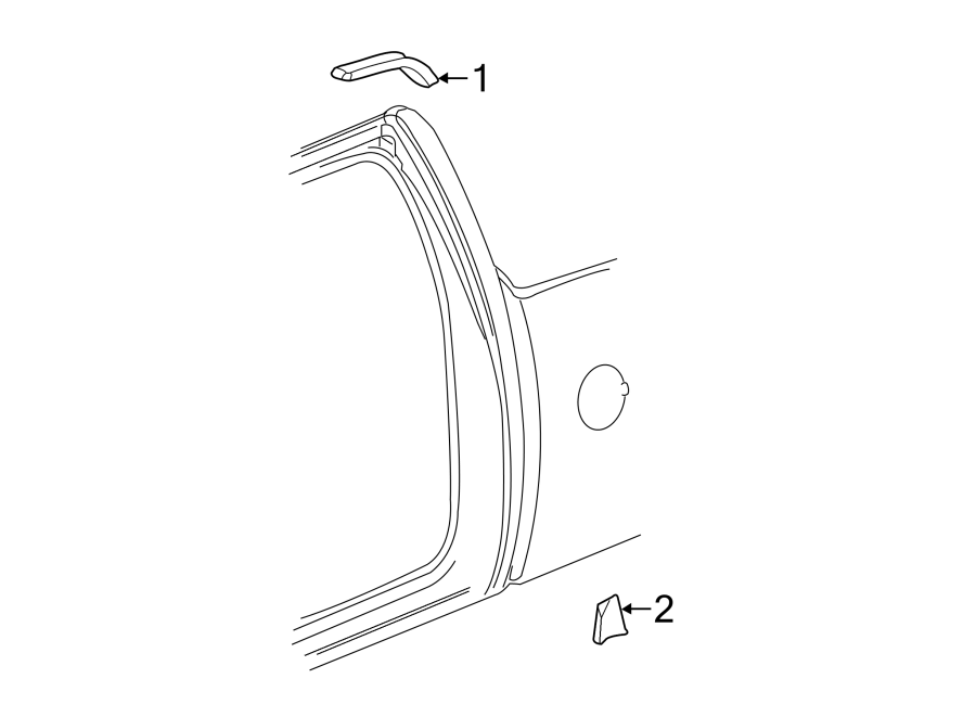 2Exterior trim. Running board.https://images.simplepart.com/images/parts/motor/fullsize/GH11540.png