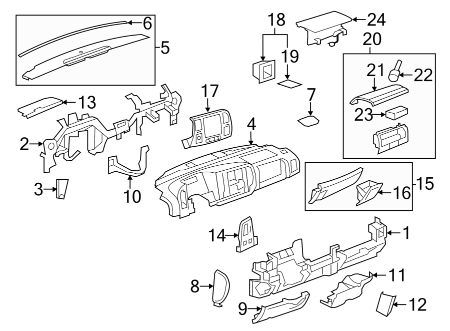 Diagram Instrument panel. for your 2000 GMC Yukon   