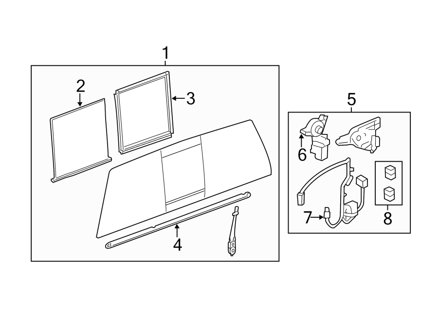 8BACK GLASS. GLASS & HARDWARE.https://images.simplepart.com/images/parts/motor/fullsize/GH11718.png