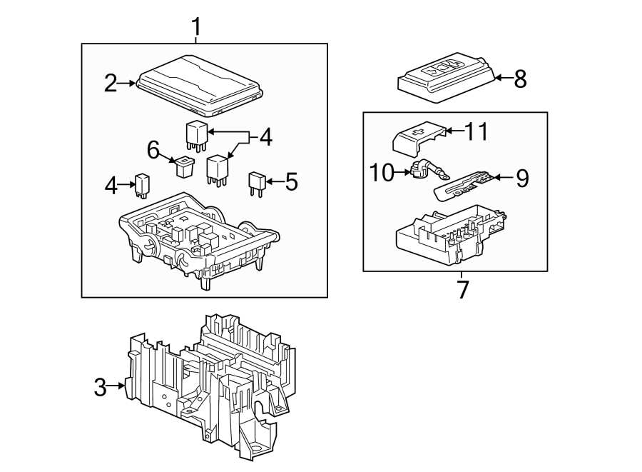 Diagram FUSE & RELAY. for your 2024 GMC Yukon XL   