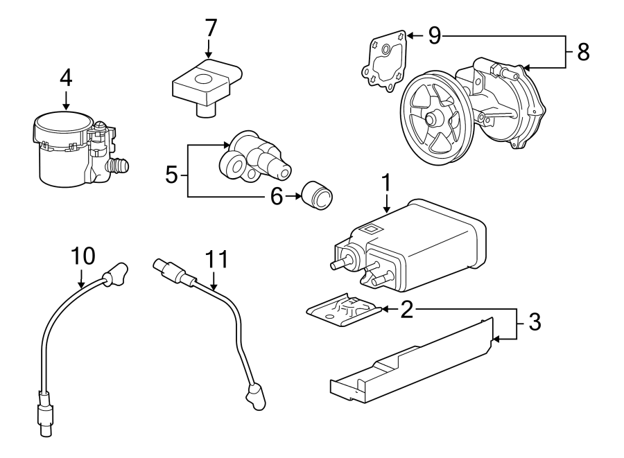 EMISSION SYSTEM. EMISSION COMPONENTS.