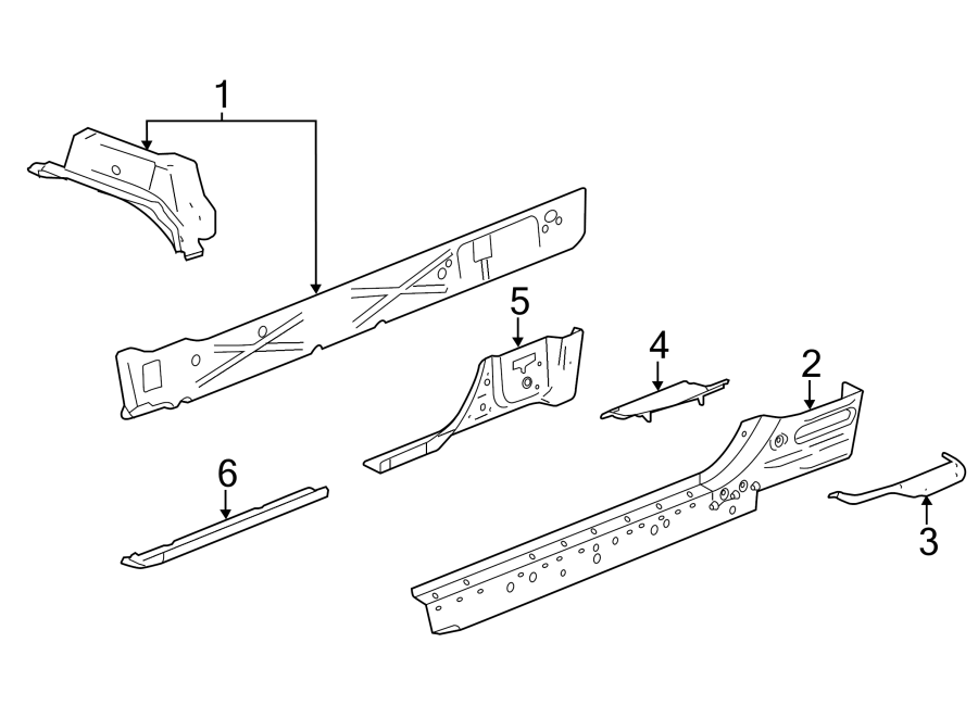 6ROCKER PANEL.https://images.simplepart.com/images/parts/motor/fullsize/GH14378.png