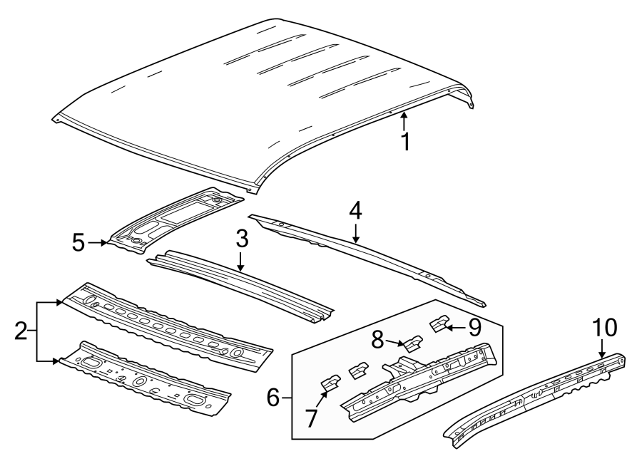 5ROOF & COMPONENTS.https://images.simplepart.com/images/parts/motor/fullsize/GH14410.png