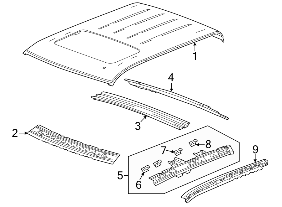 1ROOF & COMPONENTS.https://images.simplepart.com/images/parts/motor/fullsize/GH14462.png