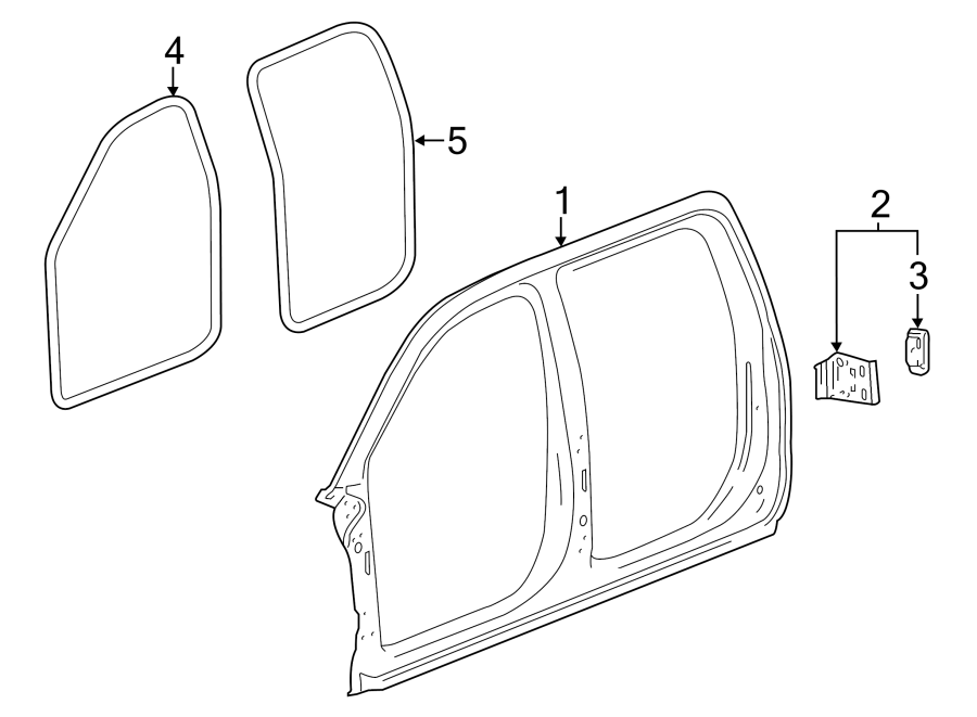 Diagram UNISIDE. for your 2021 GMC Sierra 2500 HD 6.6L V8 A/T RWD SLE Extended Cab Pickup Fleetside 