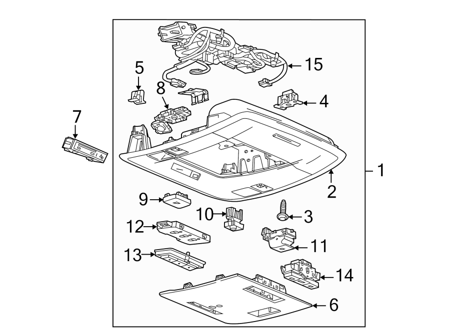 OVERHEAD CONSOLE. Diagram