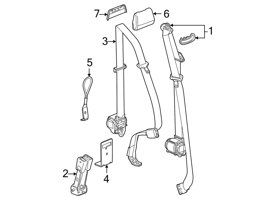 1RESTRAINT SYSTEMS. REAR SEAT BELTS.https://images.simplepart.com/images/parts/motor/fullsize/GH14540.png